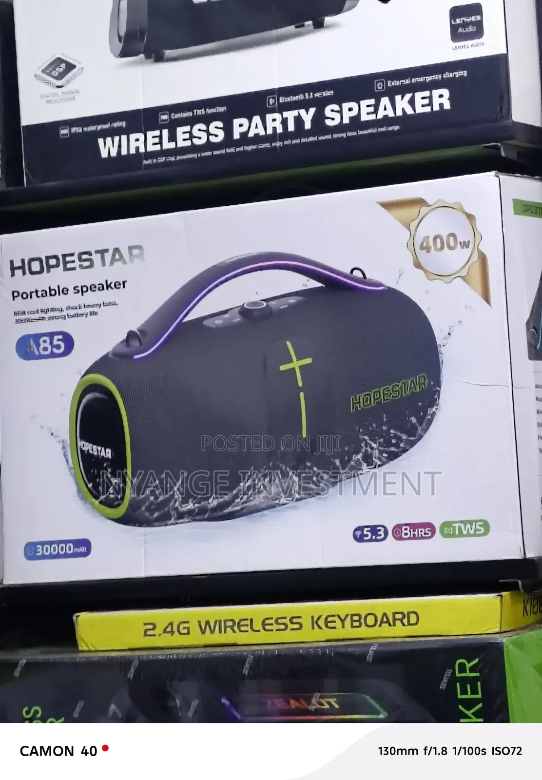 The Hopestar A85 Is a 400W Portable Bluetooth Party Speaker.