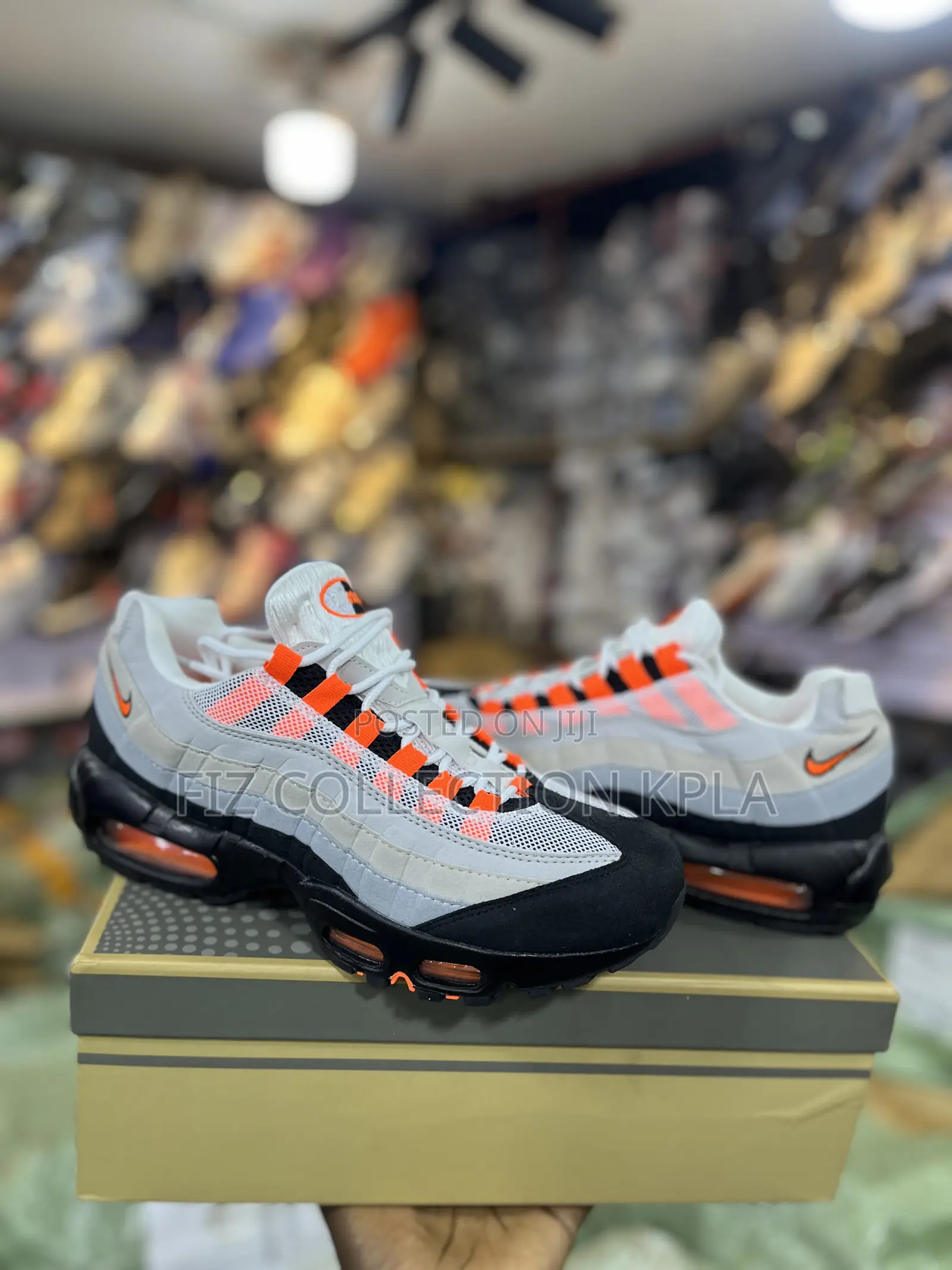 Nike Air Max 95 Bright Mandarin Black Grey Sneakers