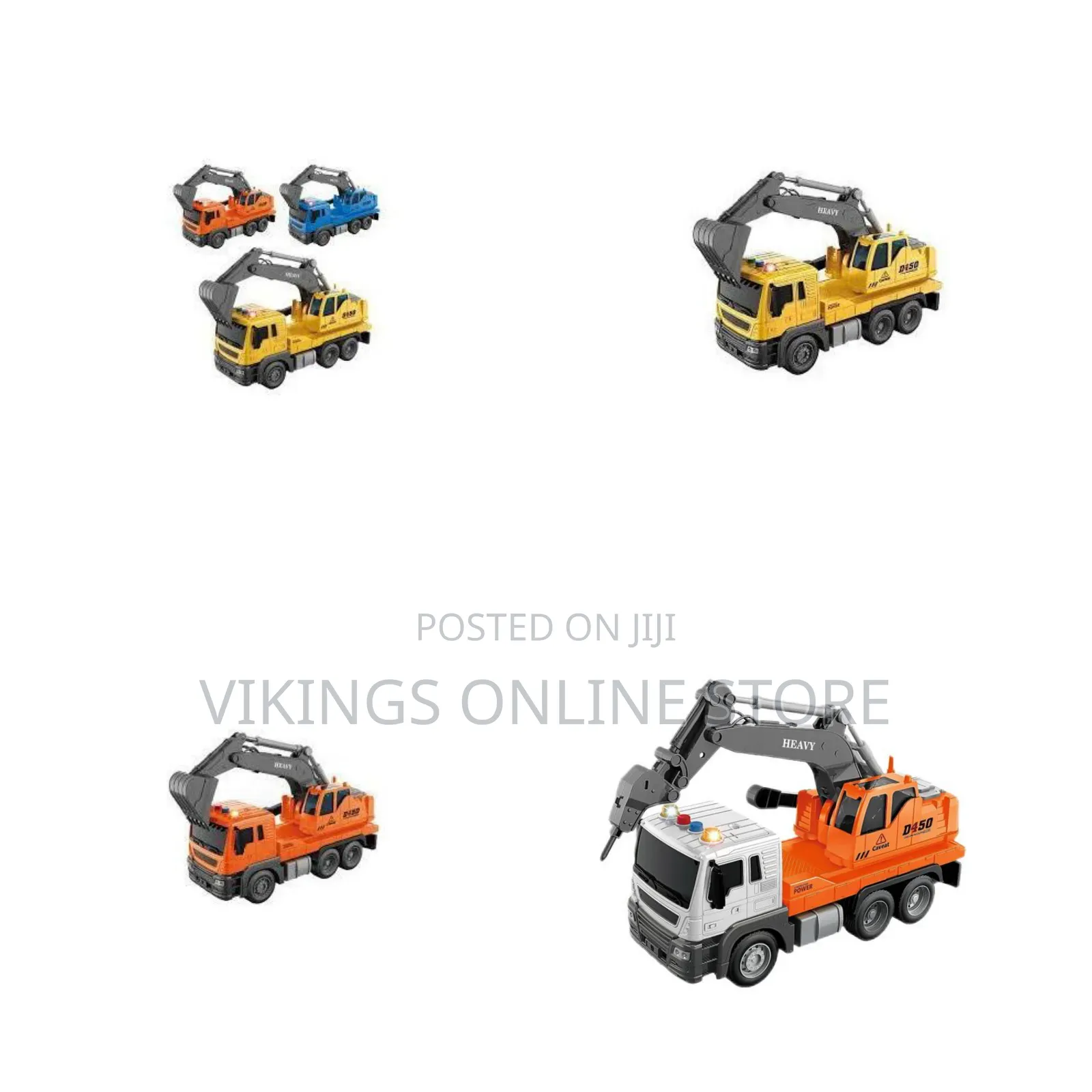 Drilling Machine Truck 1:16 Scale, Engineering Vehicle Bulldozer Digge