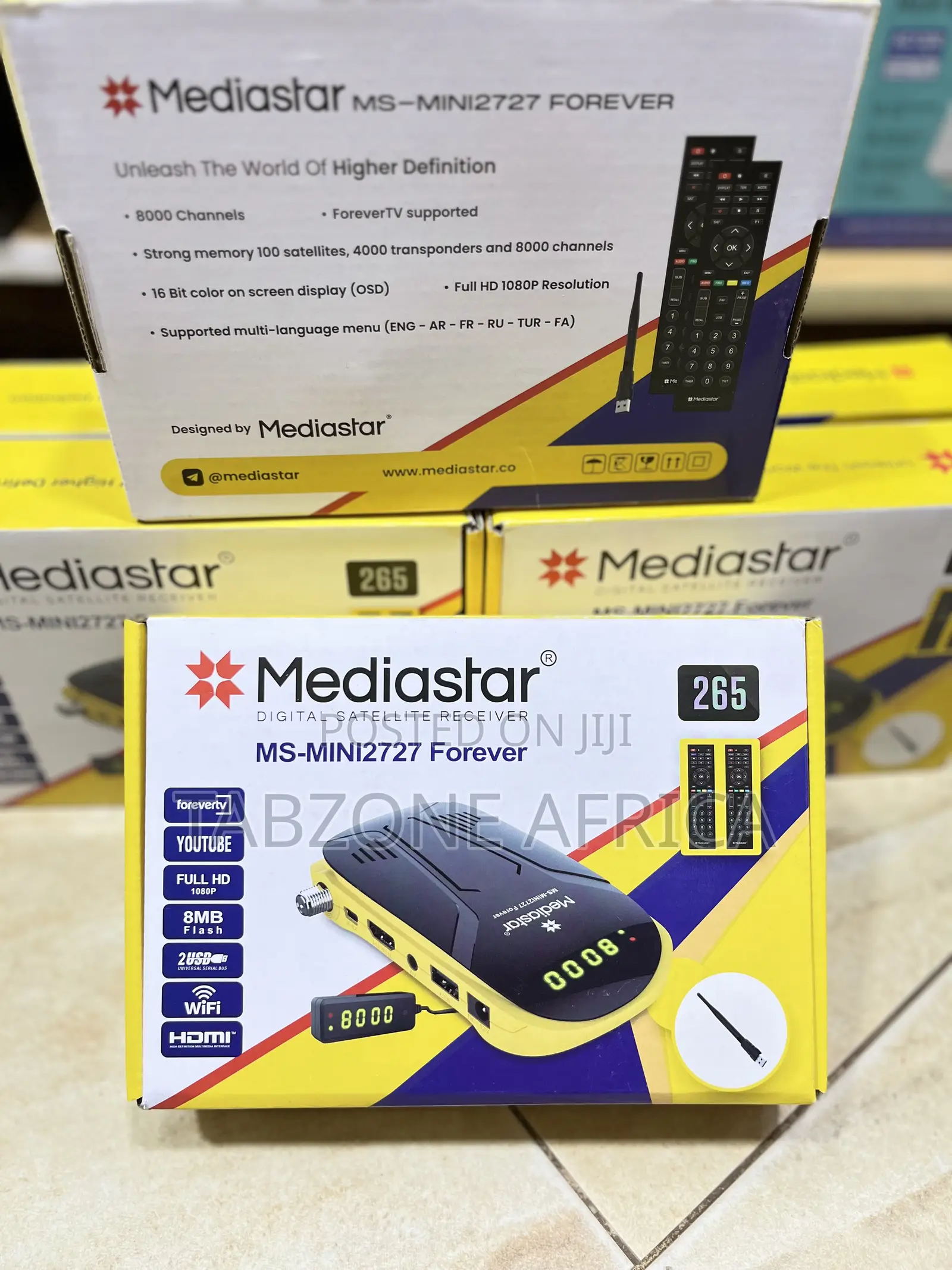 Mediastar MS-MINI2727 Forever Full HD WiFi Satellite Receiver