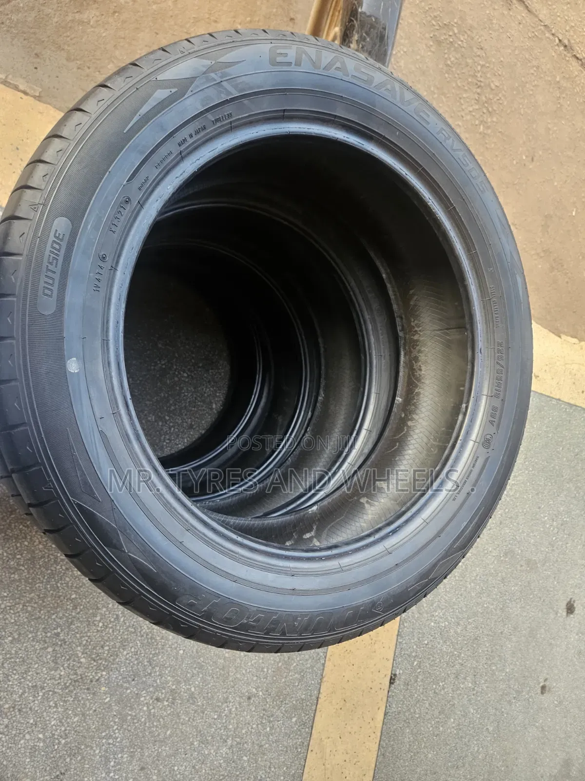 225 55 R19 Dunlop ENASAVE Tires Are Also Available in Stock Now Order
