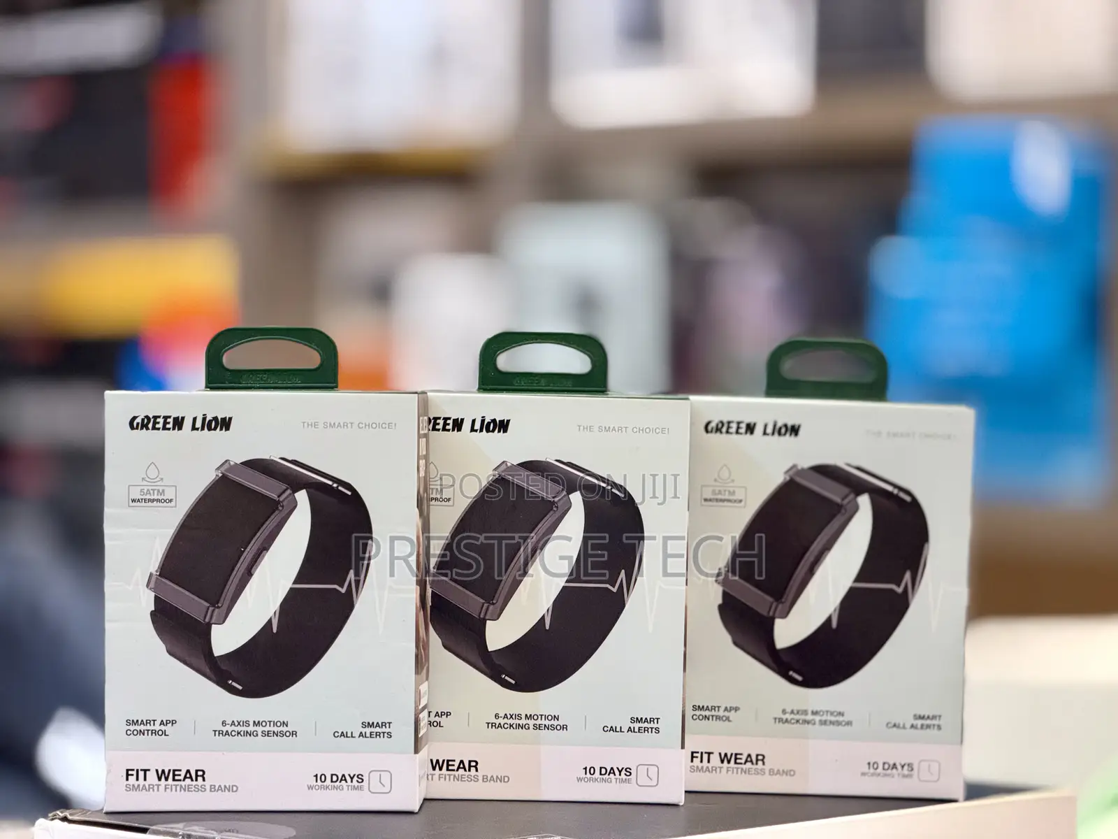 Green Lion Fit Wear Smart Fitness Band, Stress and Health Monitoring