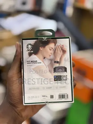 Green Lion Fit Wear Smart Fitness Band, Stress and Health Monitoring