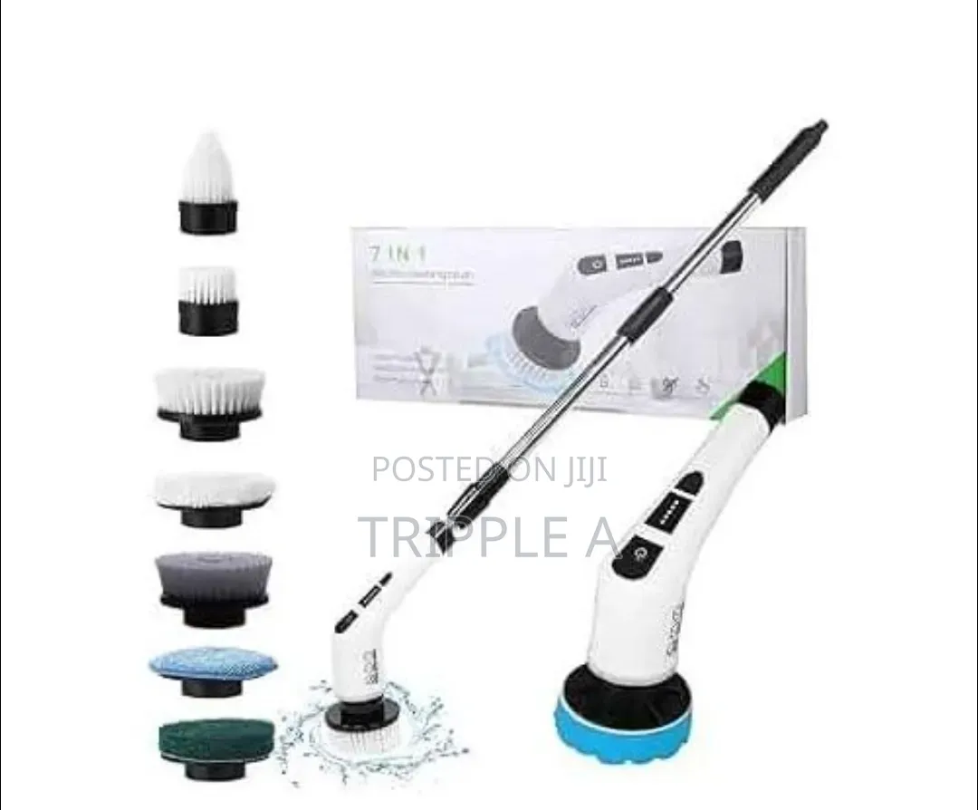 7 in 1 Rechargeable Electric Spin Scrubber