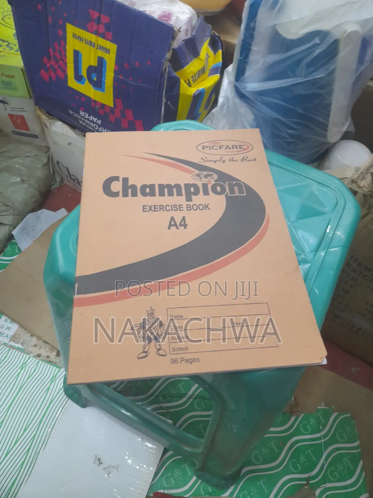 One Carton of Champion Exercise Book