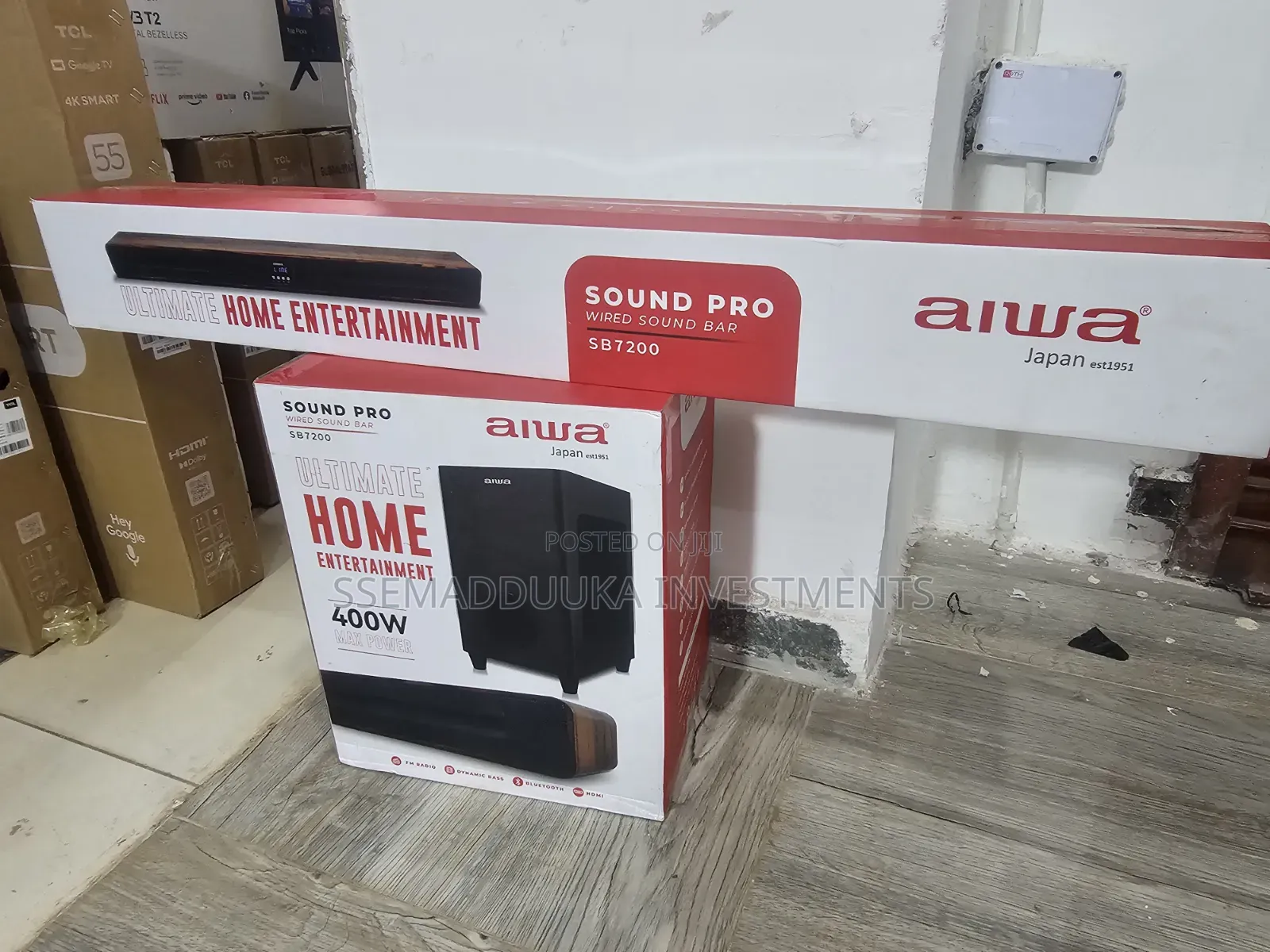 Aiwa Sb-7200 (400w) Sound Pro Wired Sound Bar