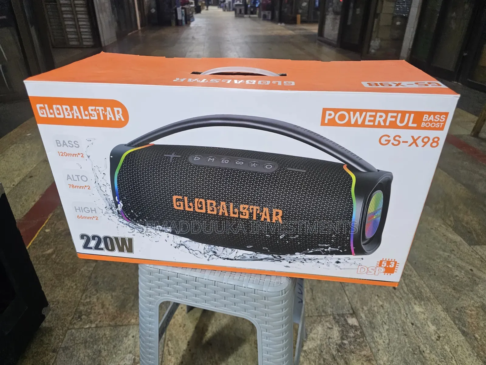 Globalstar Gs -X98 Portable Rechargeable Speaker
