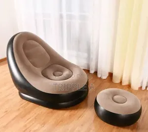 Inflatable Air Sofa-Brown With a Pump