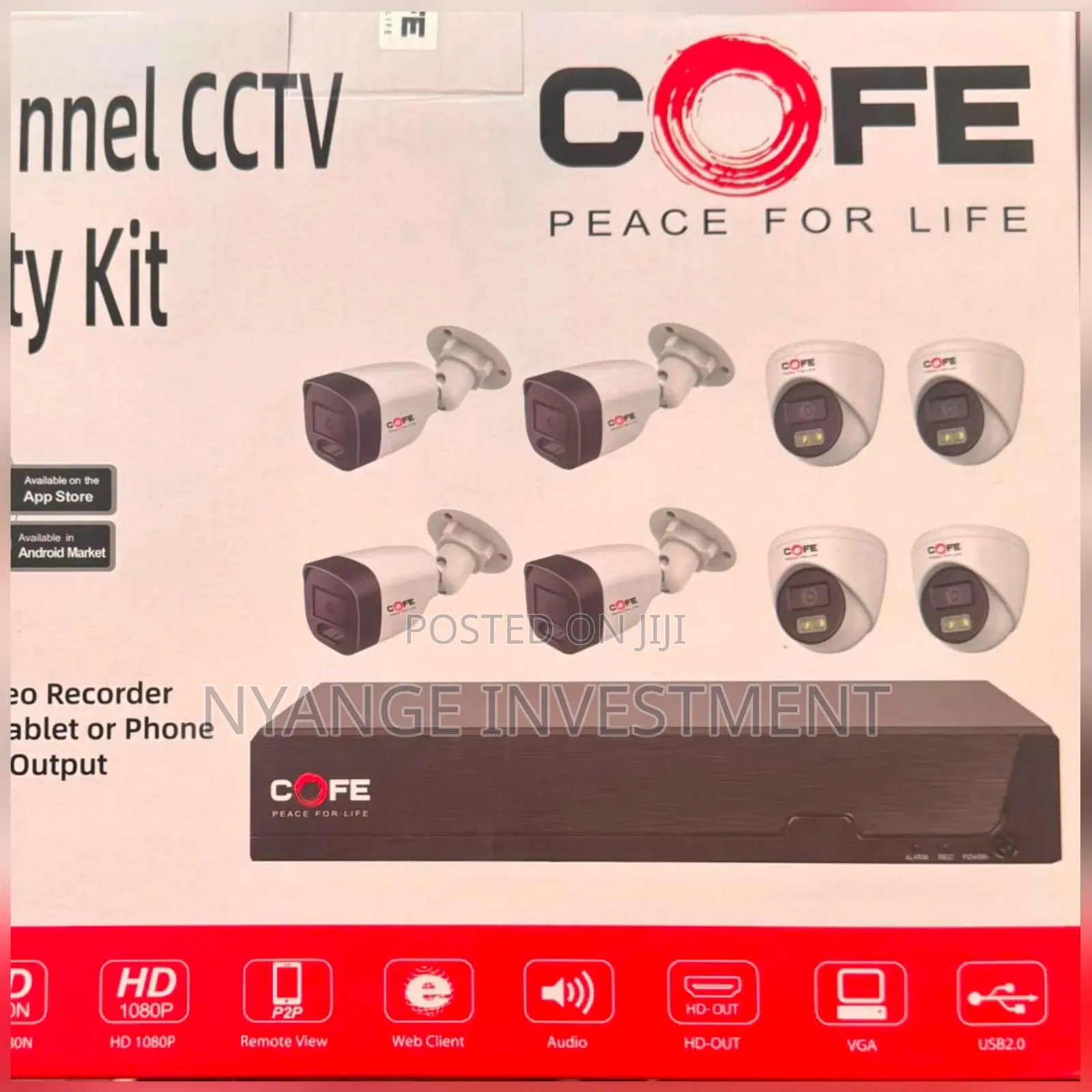 COFE 8-Channel CCTV Security Kit. CCTV Security Kit