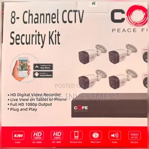 COFE 8-Channel CCTV Security Kit. CCTV Security Kit