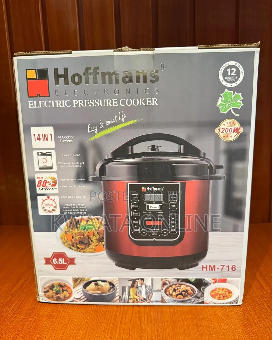 14 in 1 Hoffmans Digital Electric Pressure Cooker 6.5L