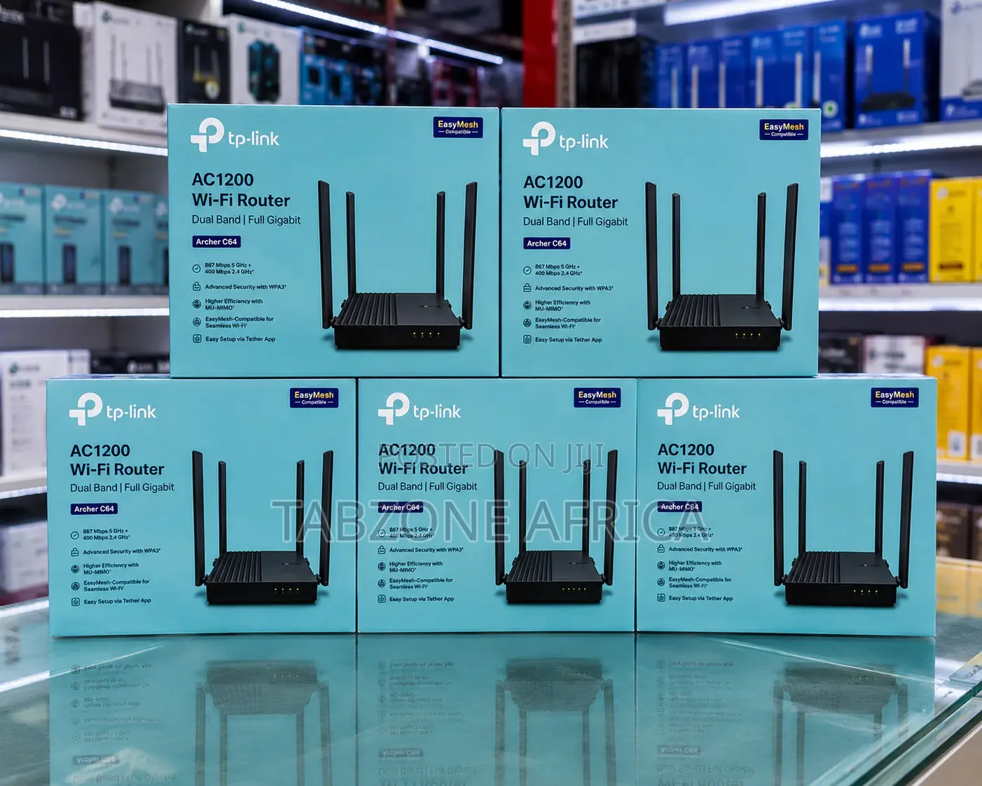 TP-Link Archer C64 AC1200 Dual Band Gigabit Wi-Fi Router
