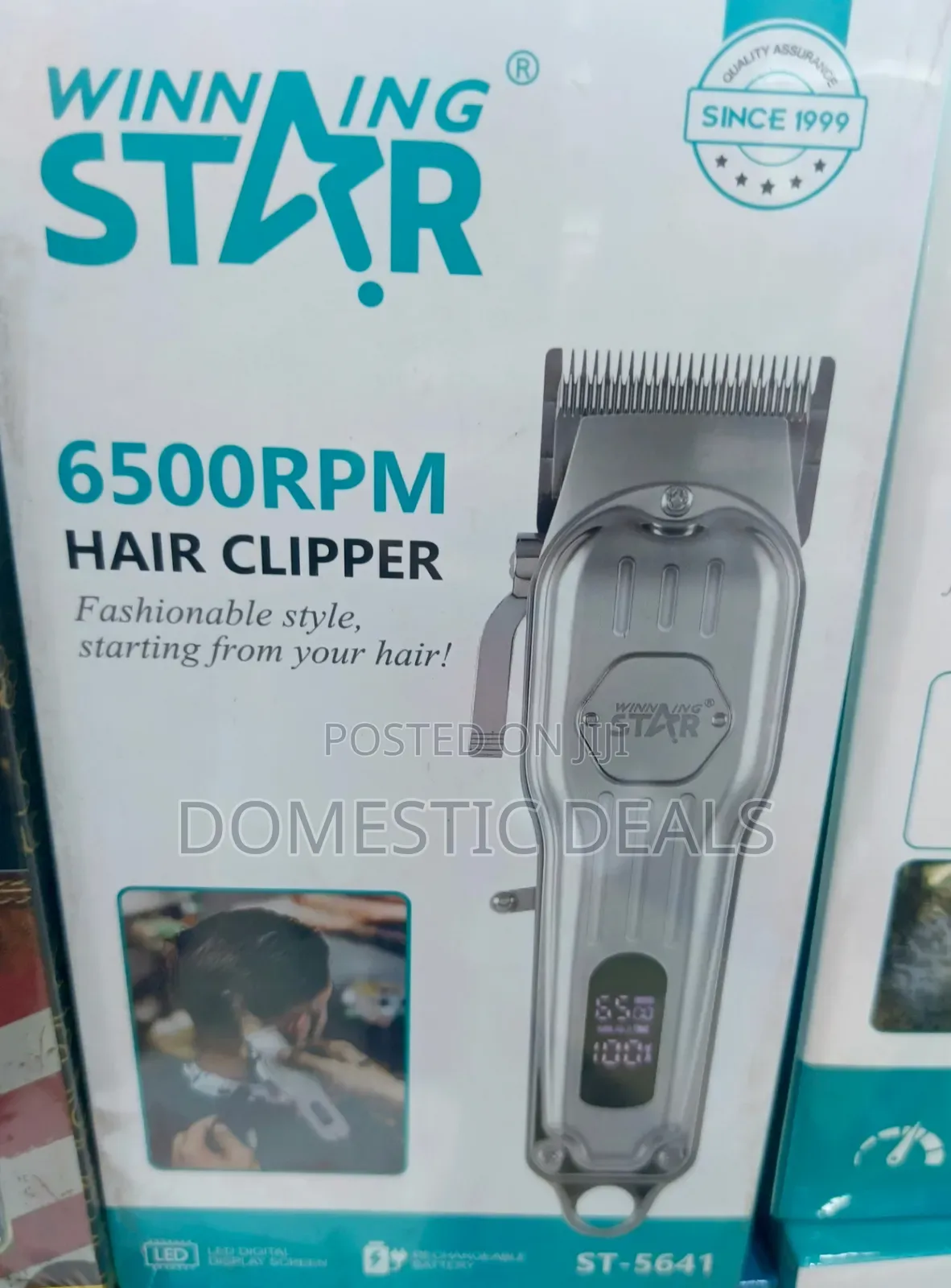 Winning Star ST-5641 Rechargeable Hair Clipper