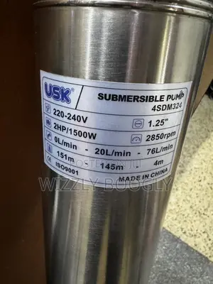 Submersible Deep Well Water Pumps USK