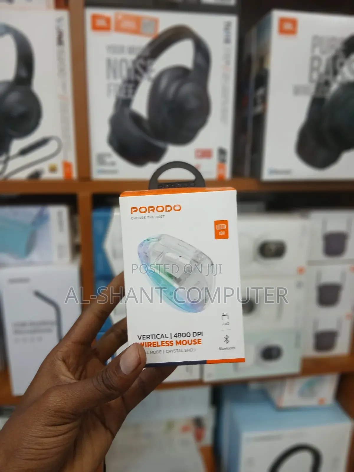 Porodo Vertical Wireless Bluetooth Mouse