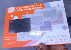 JEQANG JB-330 Wireless Bluetooth Charging Keyboard.