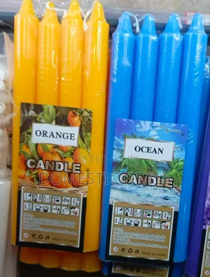 Multi-Colored Pillar Candles