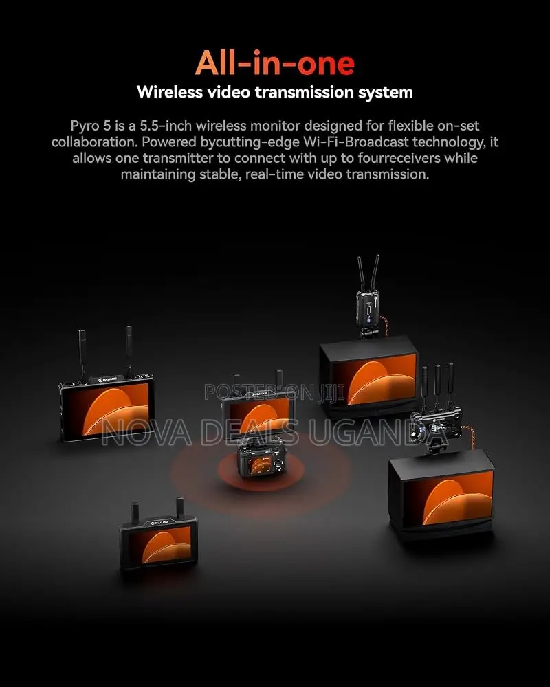 Hollyland Pyro 5 Wireless Video Transmitter Receiver 1300ft Range