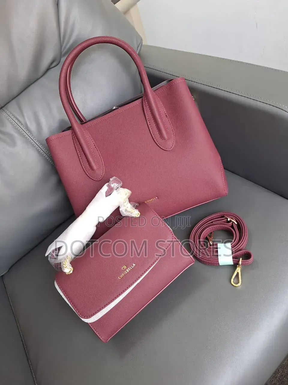 2pcs Chrisbella Medium -Sized Office Bag