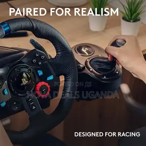 Logitech G G29 SE Racing Steering Wheel and Pedals, Gear Shift Lever
