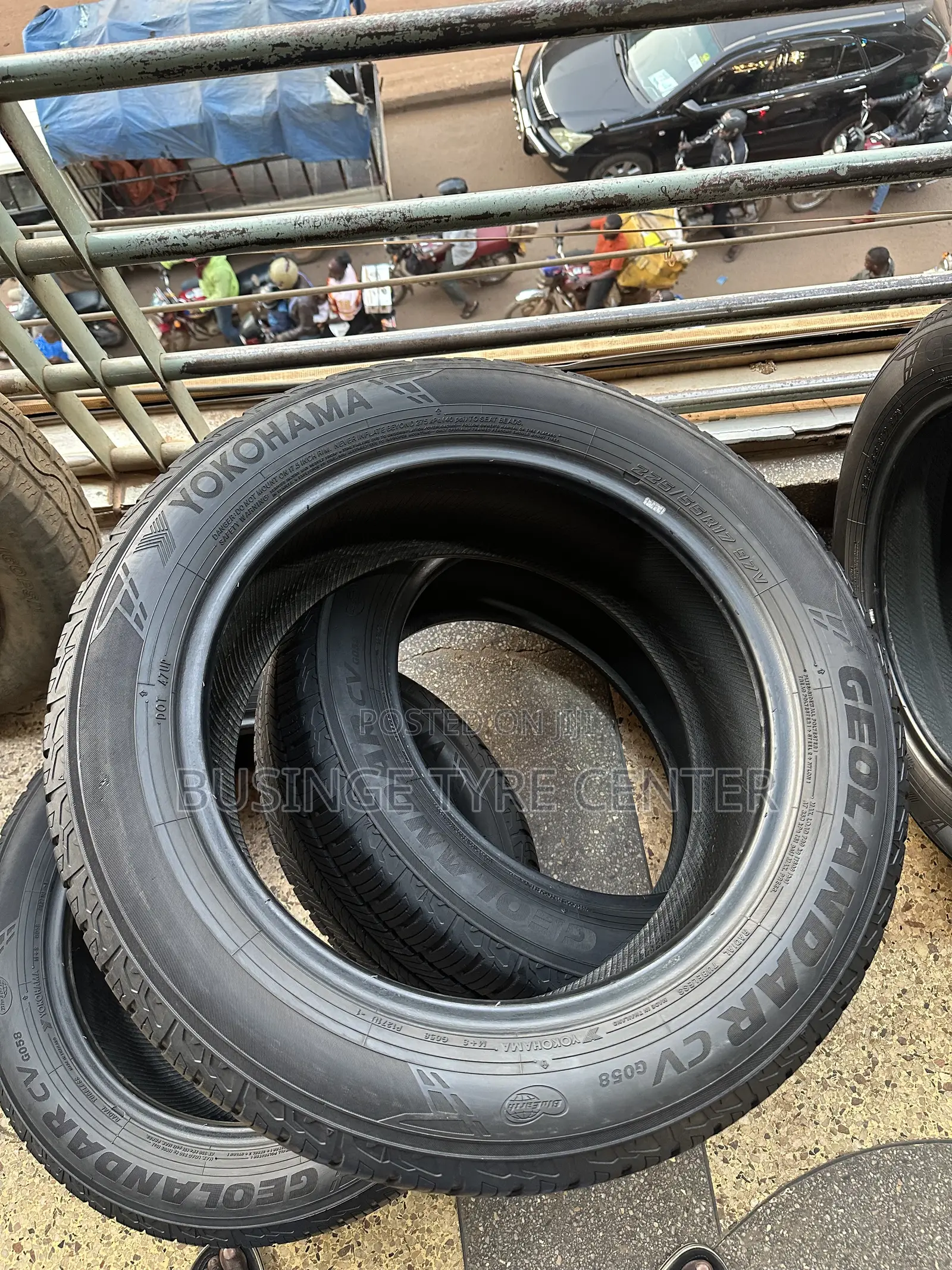 225/55r17 Geolander Yokohama Japan Used Tires Good Condition
