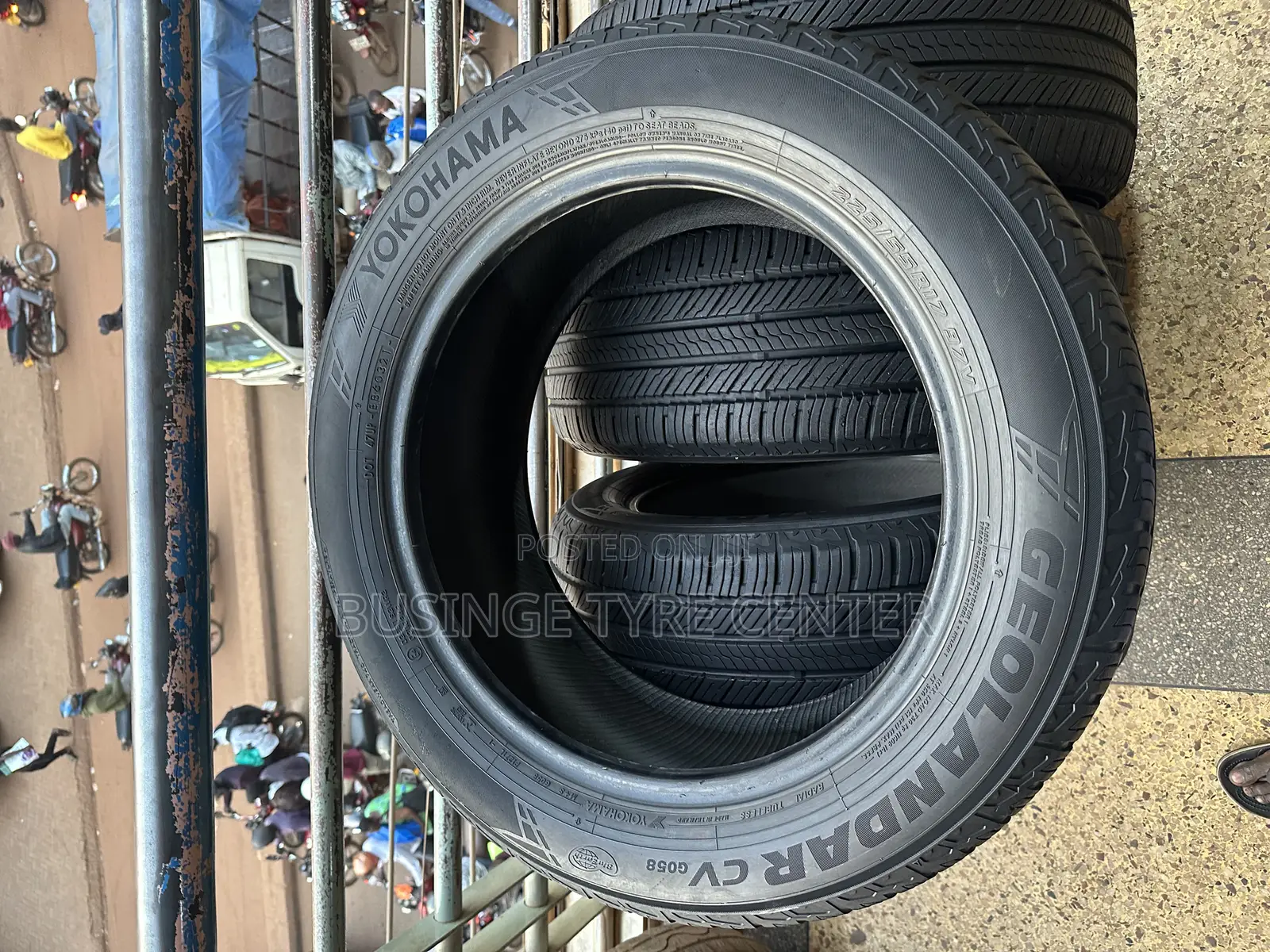 225/55r17 Geolander Yokohama Japan Used Tires Good Condition