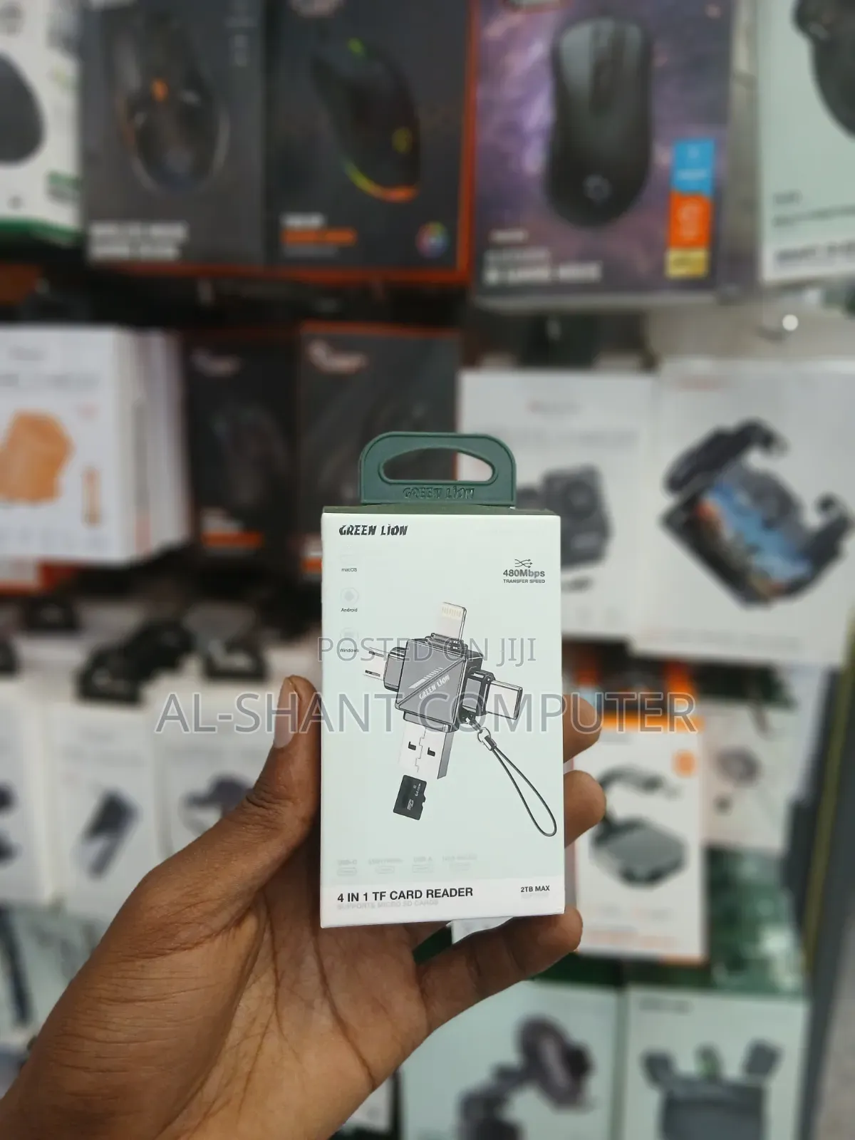 Green Lion 4 In1 Tf Card Reader