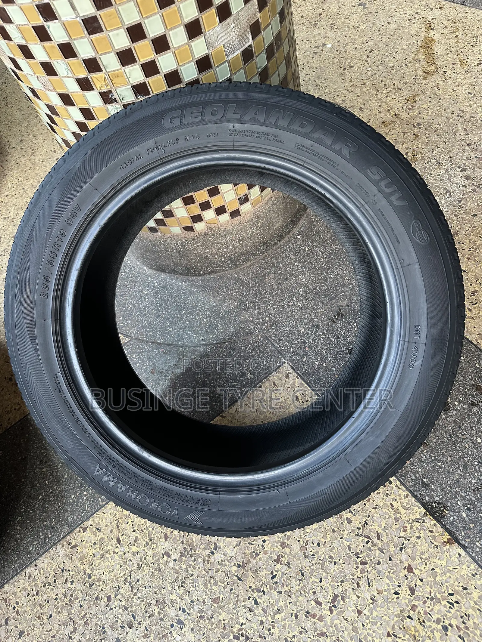 225/55r18 Geolander Yokohama Japan Foreign Used Tires Good Condition