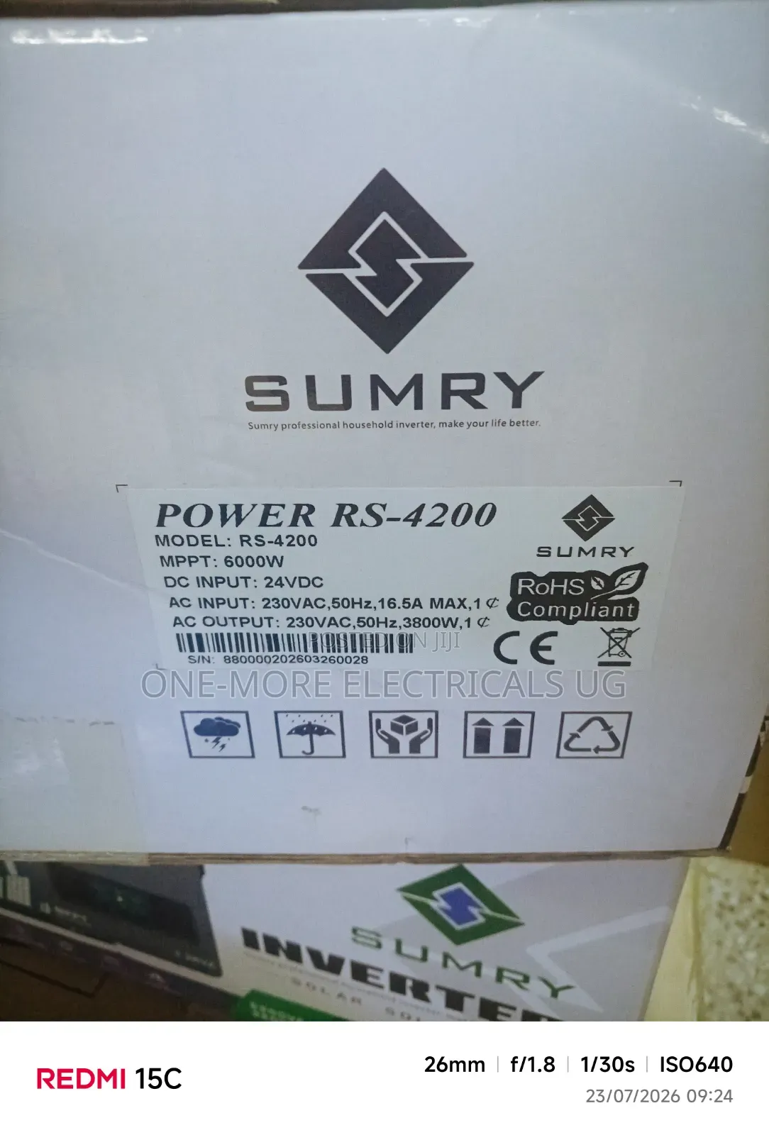 4.2kva/4200va(24volts)wall Mounted Hybrid Inverter Charger.