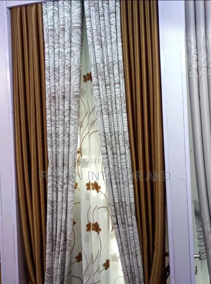 Metallic Blackout Plain Curtains Sold Per Meter