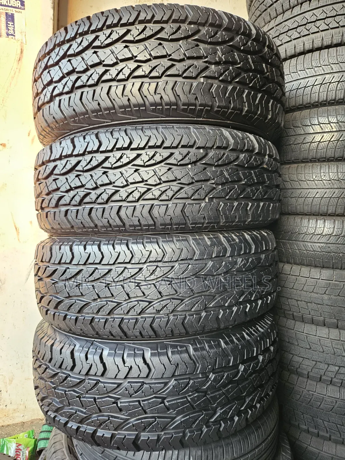 265 70 R16 SAVERO AT Used Only 2weeks Thay Are Almost New Tires Bro.