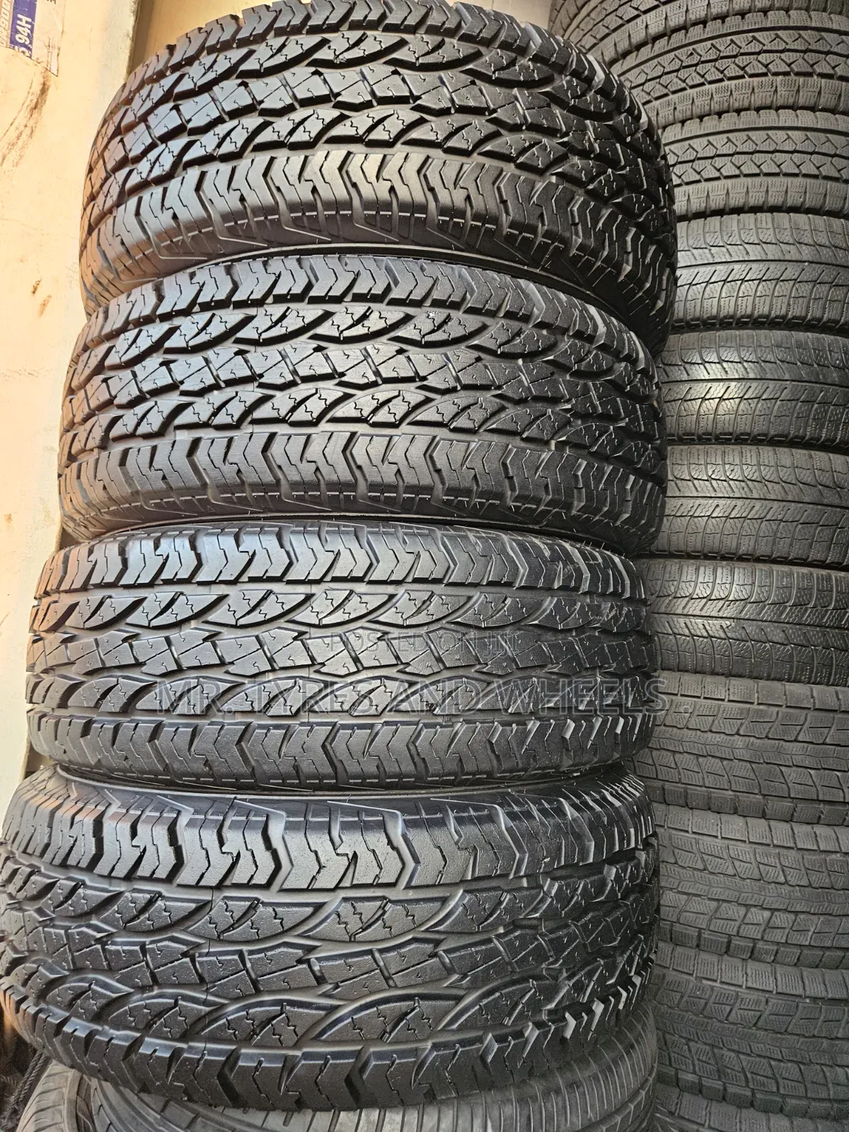 265 70 R16 SAVERO AT Used Only 2weeks Thay Are Almost New Tires Bro.