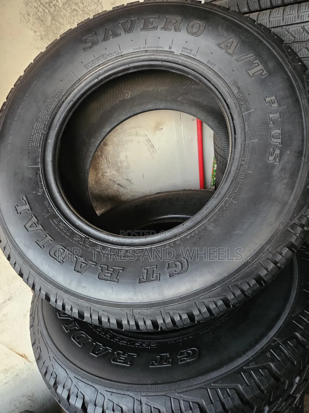 265 70 R16 SAVERO AT Used Only 2weeks Thay Are Almost New Tires Bro.