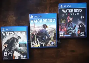 All Watch Dogs Games CDs on PS4