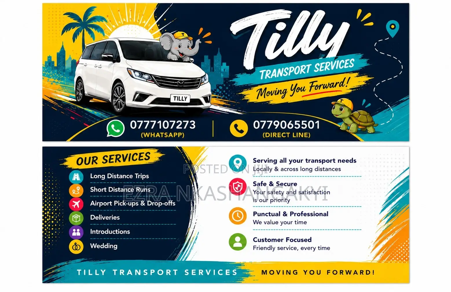 Tilly Transport Services- Taxi, Airport Transfers, Long/Short Distance