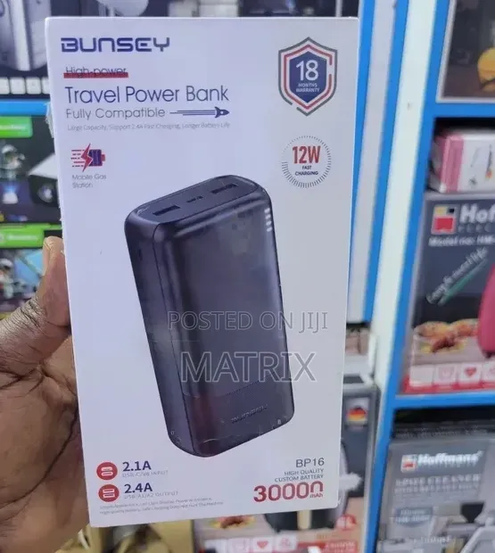 30000mAh 22.5W Travel Power Bank