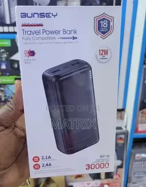 30000mAh 22.5W Travel Power Bank