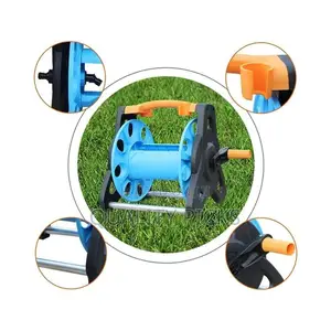 Heavy-Duty Water Hose Reel With Spray Nozzle,