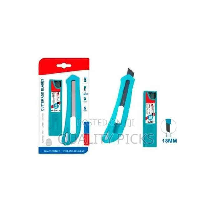16cm Cutter With 18mm Spare Blades 2 Pieces Motarro