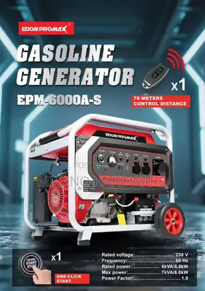 Edon 7Kva Promax EPM-6000A-S Gasoline Generator