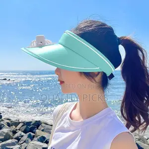 Summer 360 Degree Fan Rotating Sun Visor Hat With Fan
