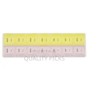 7 Day AM PM Weekly Pill Organizer
