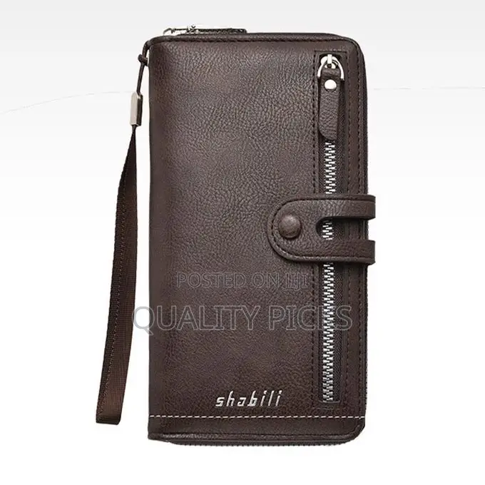 Clutch Hand Bag for Men,Genuine Leather Wristlet Wallet