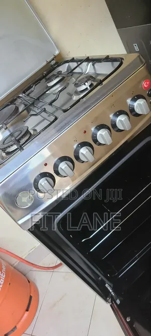 Super Chef Gas Cooker – 3 Gas Burners + 1 Electric Plate With Oven