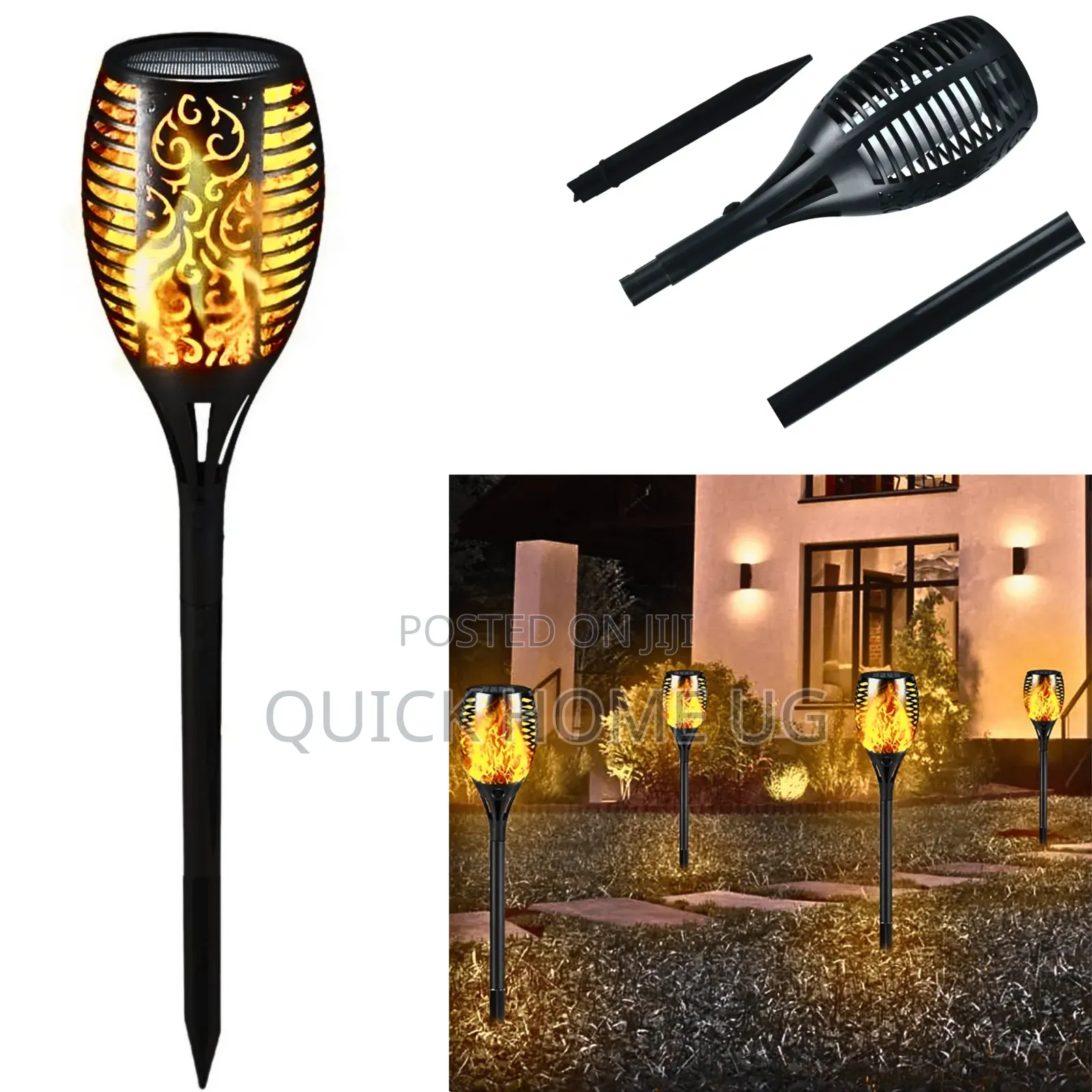Flame Led Solar Sensor Light,Garden Lights