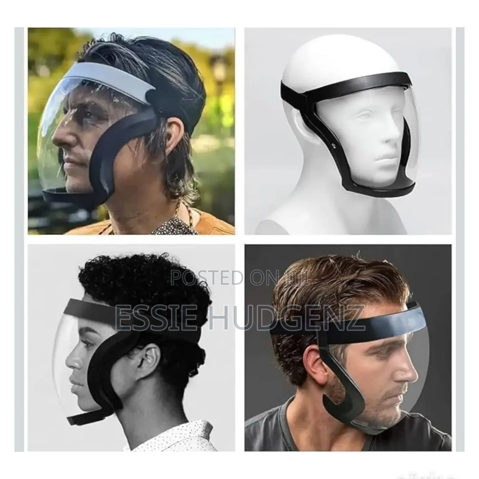 Anti-Fog Full Face Transparent Shield