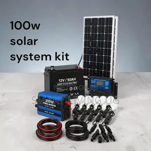100W Solar System Kit - Efficiency Long-Lasting Performance