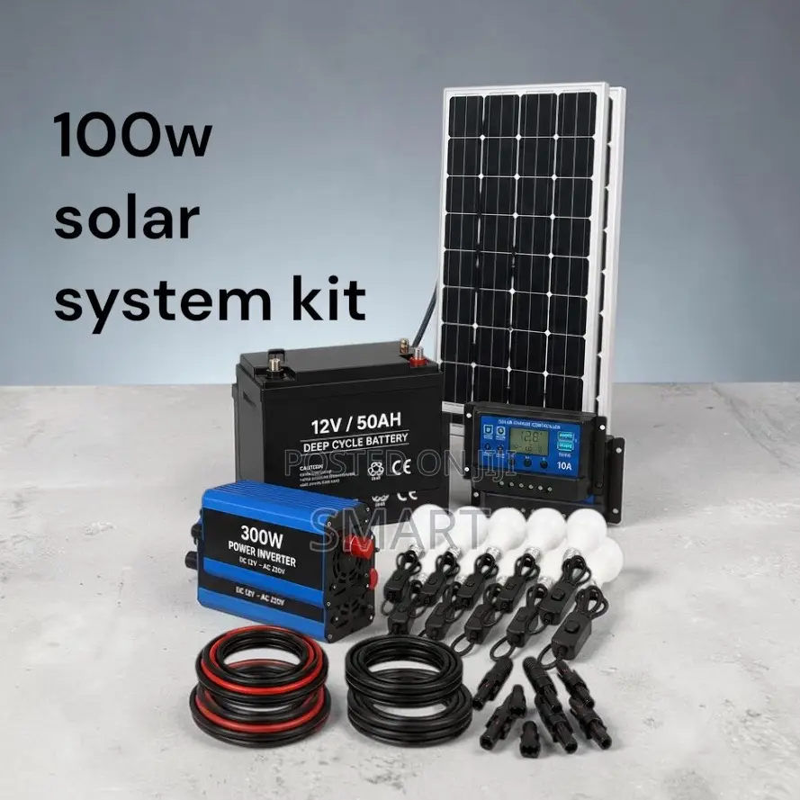 100W Solar System Kit - Efficiency Long-Lasting Performance