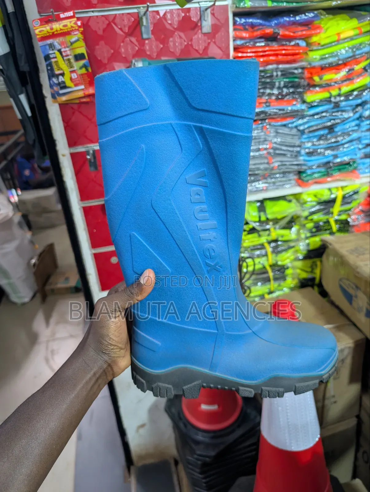 Vaultex Safety Gumboots Blue