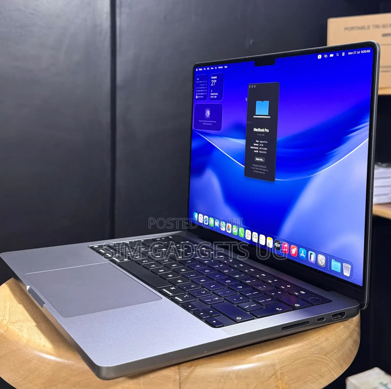 Laptop Apple MacBook Pro 2021 M1 32GB SSD 1T